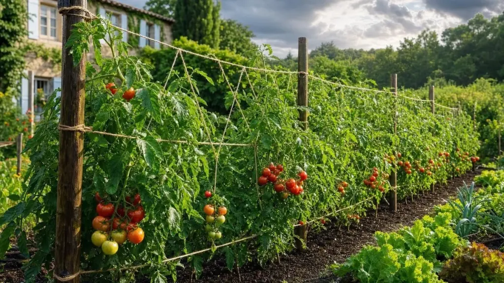 « Gooi die bamboes weg, start met vlechten » : tomaten en Florida Weave, de profitechniek die ook na een storm standhoudt